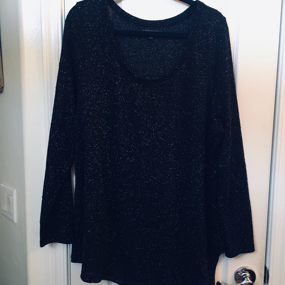Sparkly black holiday sweater